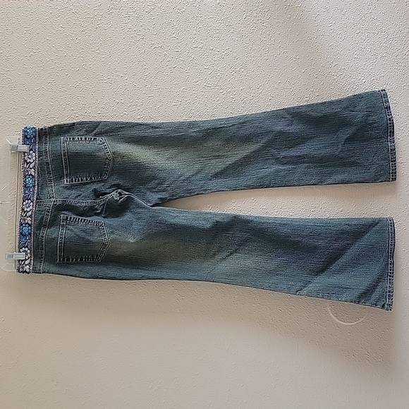 Boho Style Low Waist Jeans - Picture 4 of 5